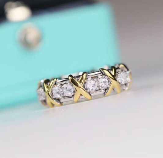 [⭐Shinejoy jewelrys]Classic Gold Diamond Ring
