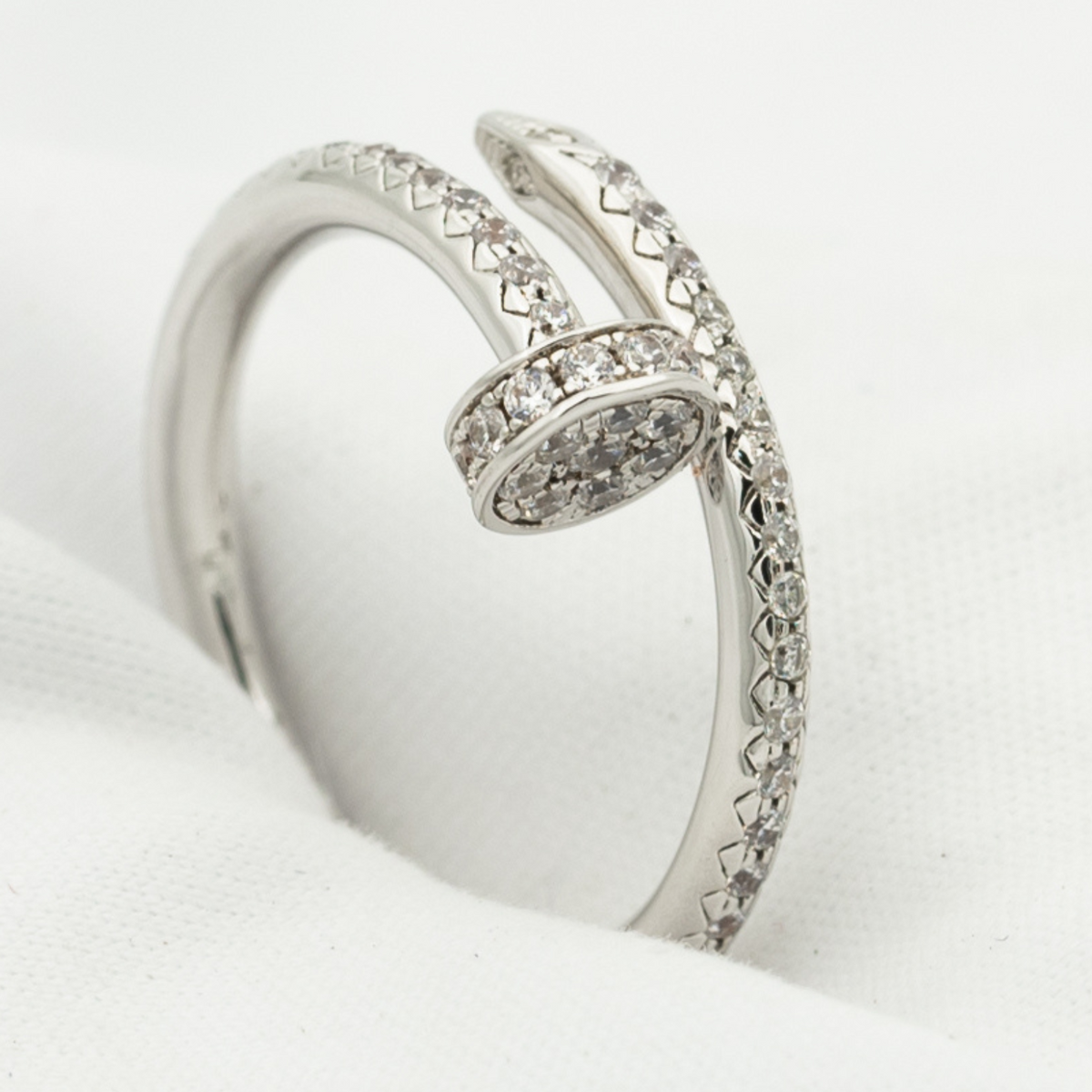 [⭐Shinejoy]JUSTE RING 1.8MM SILVER DIAMONDS