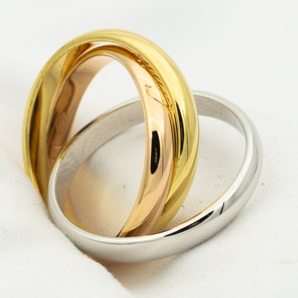 [⭐Shinejoy Jewelry]TRINITY RING GOLD PINK GOLD SILVER