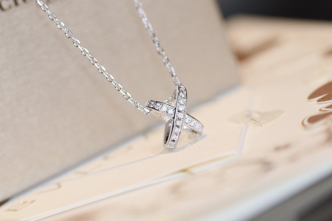 [⭐Shinejoy]JEUX DE DIAMOND NECKLACE