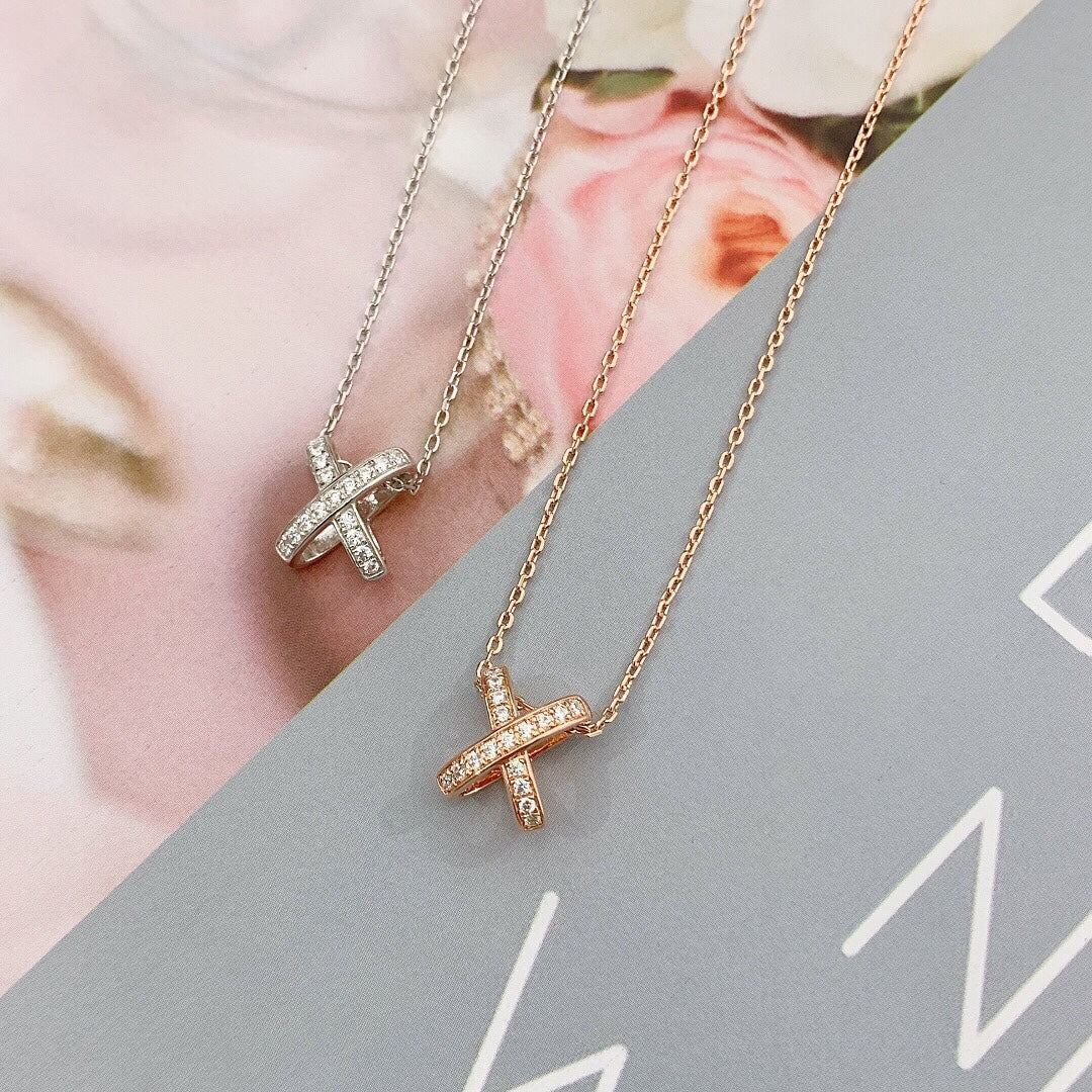 [⭐Shinejoy]JEUX DE DIAMOND NECKLACE