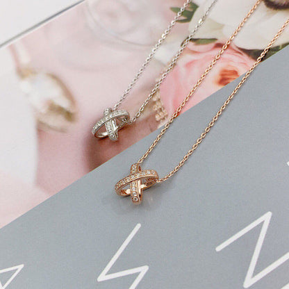[⭐Shinejoy]JEUX DE DIAMOND NECKLACE
