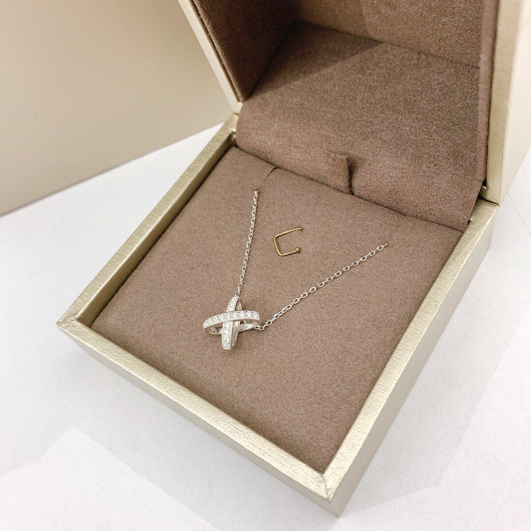 [⭐Shinejoy]JEUX DE DIAMOND NECKLACE
