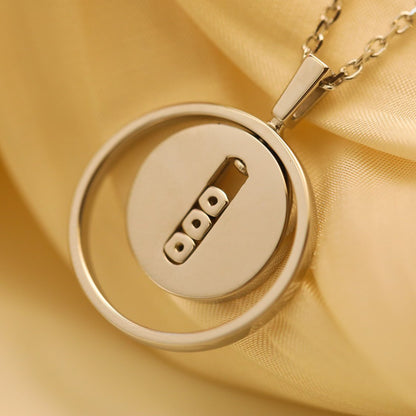 [⭐Shinejoy]Demo MOVE MM SILVER DIAMOND NECKLACE
