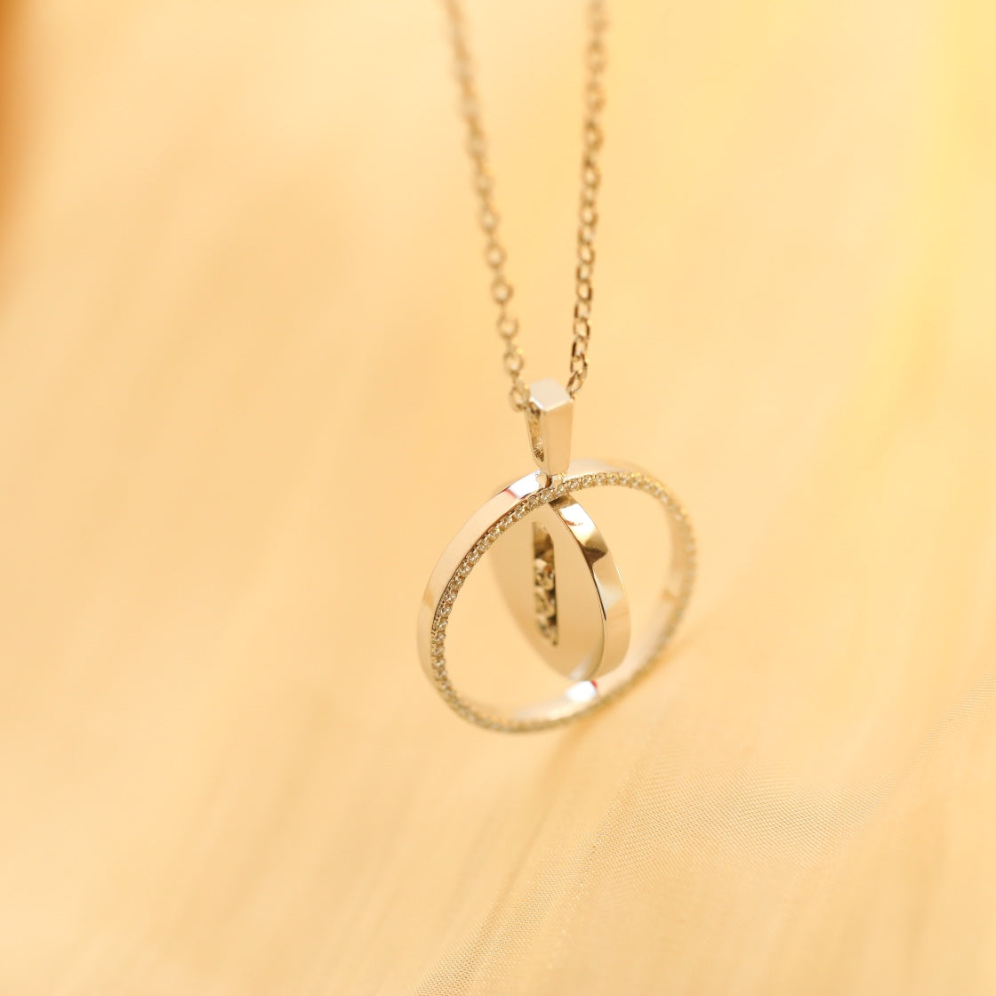 [⭐Shinejoy]Demo MOVE MM SILVER DIAMOND NECKLACE