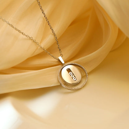[⭐Shinejoy]Demo MOVE MM SILVER DIAMOND NECKLACE