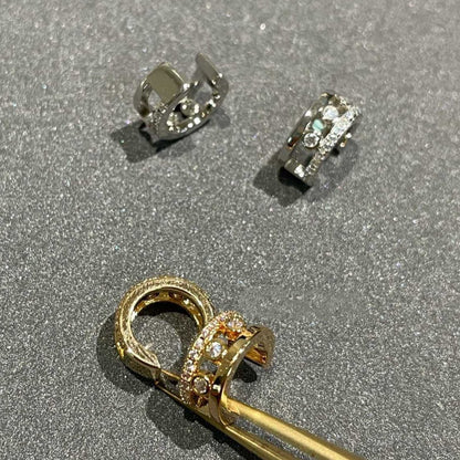 [⭐Shinejoy]MOVE ROMANE EARRINGS DIAMOND