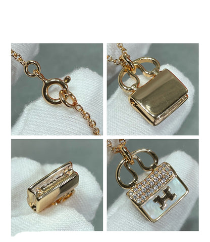 [⭐Shinejoy]H CIRCE MOISSANITE PENDANT NECKLACE GOLD