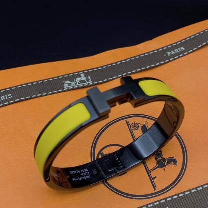 [⭐Shinejoy]CLIC HM SO BLACK YELLOW BRACELET