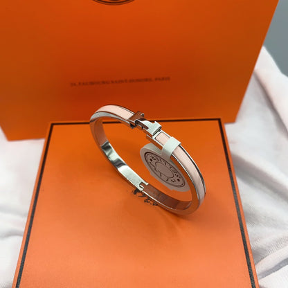 [⭐Shinejoy]CLASSIC HM CLIC  PINK 8MM ENAMEL BRACELET