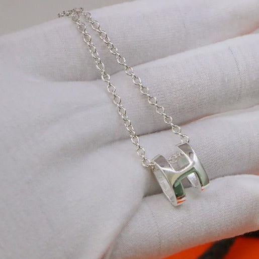 [⭐Shinejoy]HM NECKLACE H LETTER OVAL SERIES