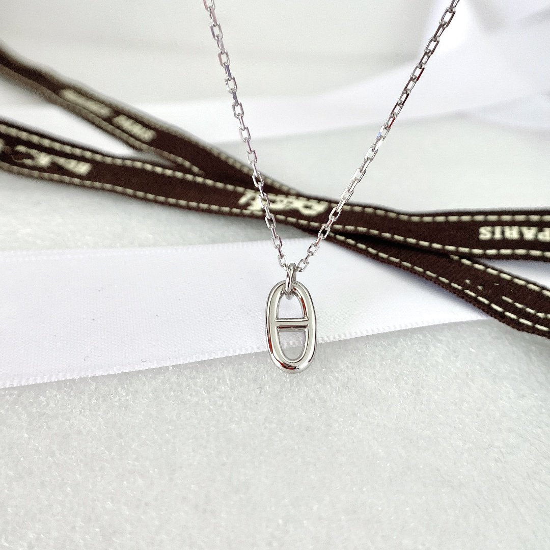 [⭐Shinejoy]HM PIG NOSE NECKLACE