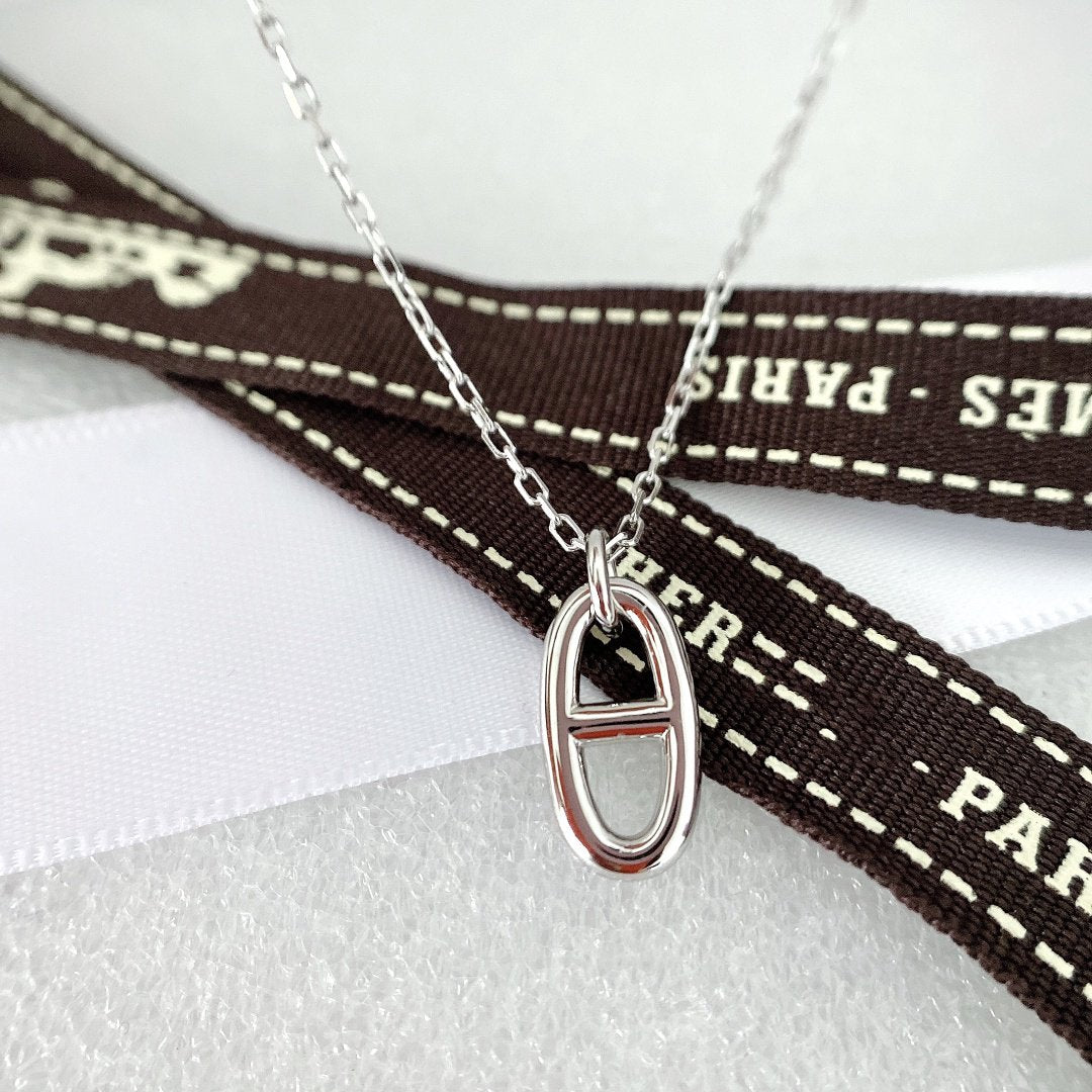 [⭐Shinejoy]HM PIG NOSE NECKLACE