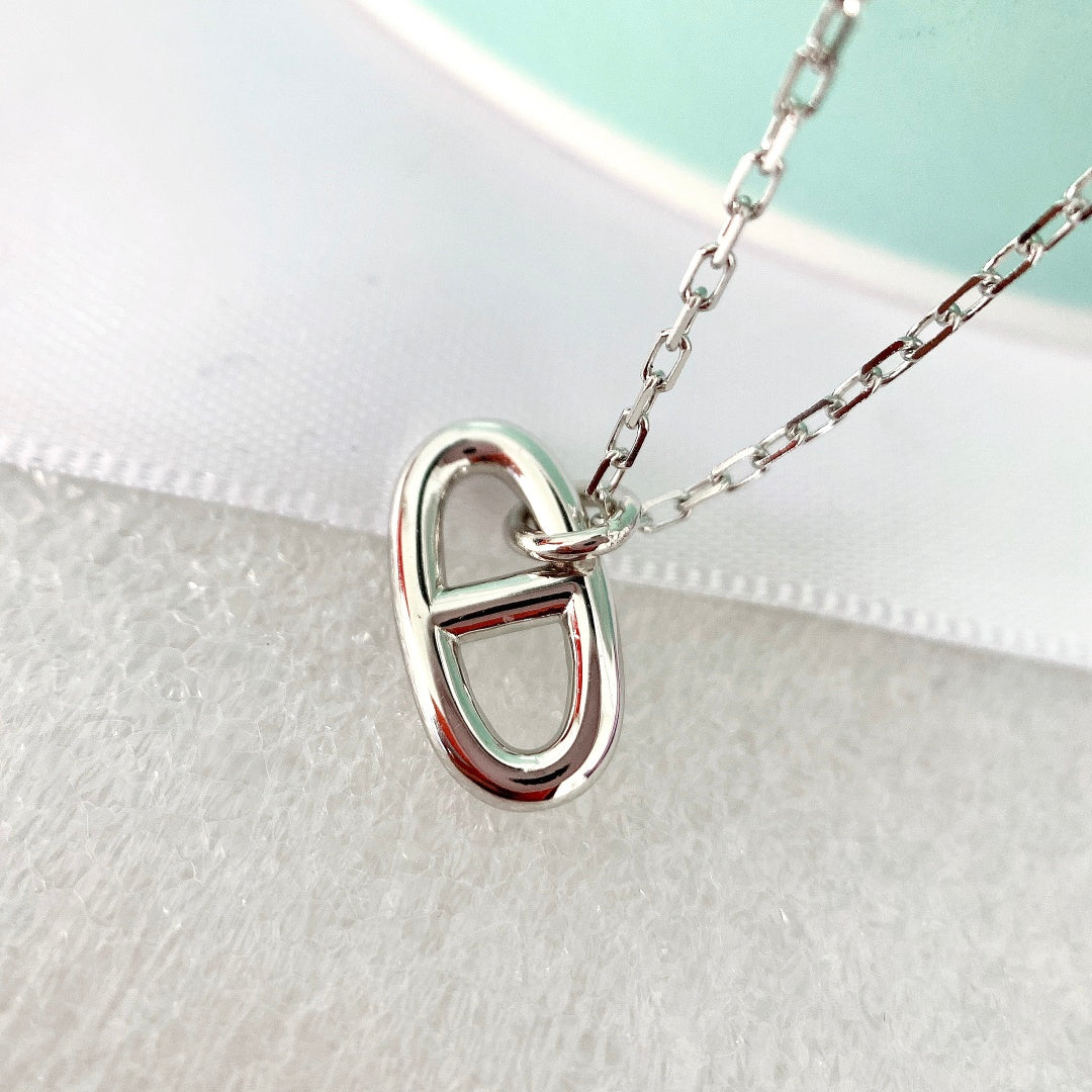 [⭐Shinejoy]HM PIG NOSE NECKLACE