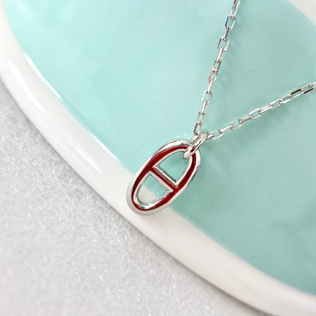 [⭐Shinejoy]HM PIG NOSE NECKLACE