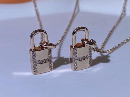 [⭐Shinejoy]HM ADVANCED NICHE LOCK HEAD NECKLACE DIAMONDS