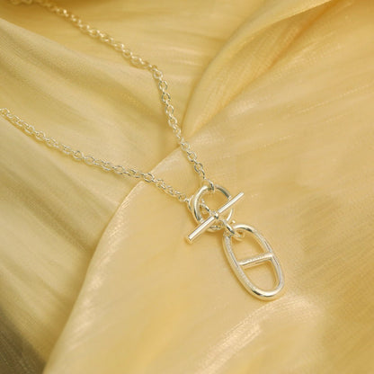 [⭐Shinejoy]HM CHAINE D'ANCRE PENDANT NECKLACE STERLING SILVER