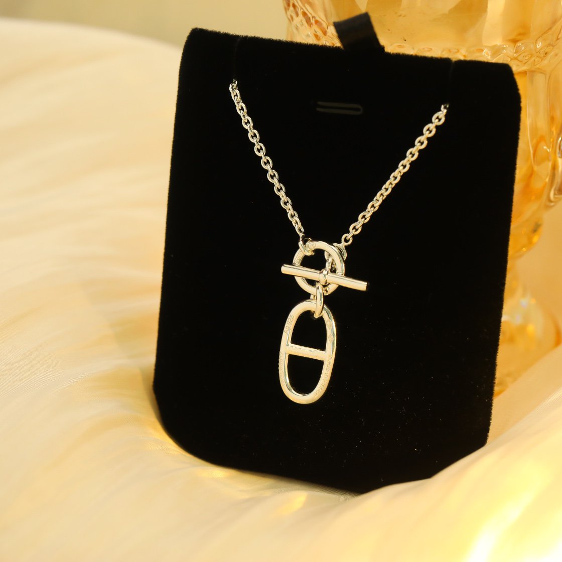 [⭐Shinejoy]HM CHAINE D'ANCRE PENDANT NECKLACE STERLING SILVER