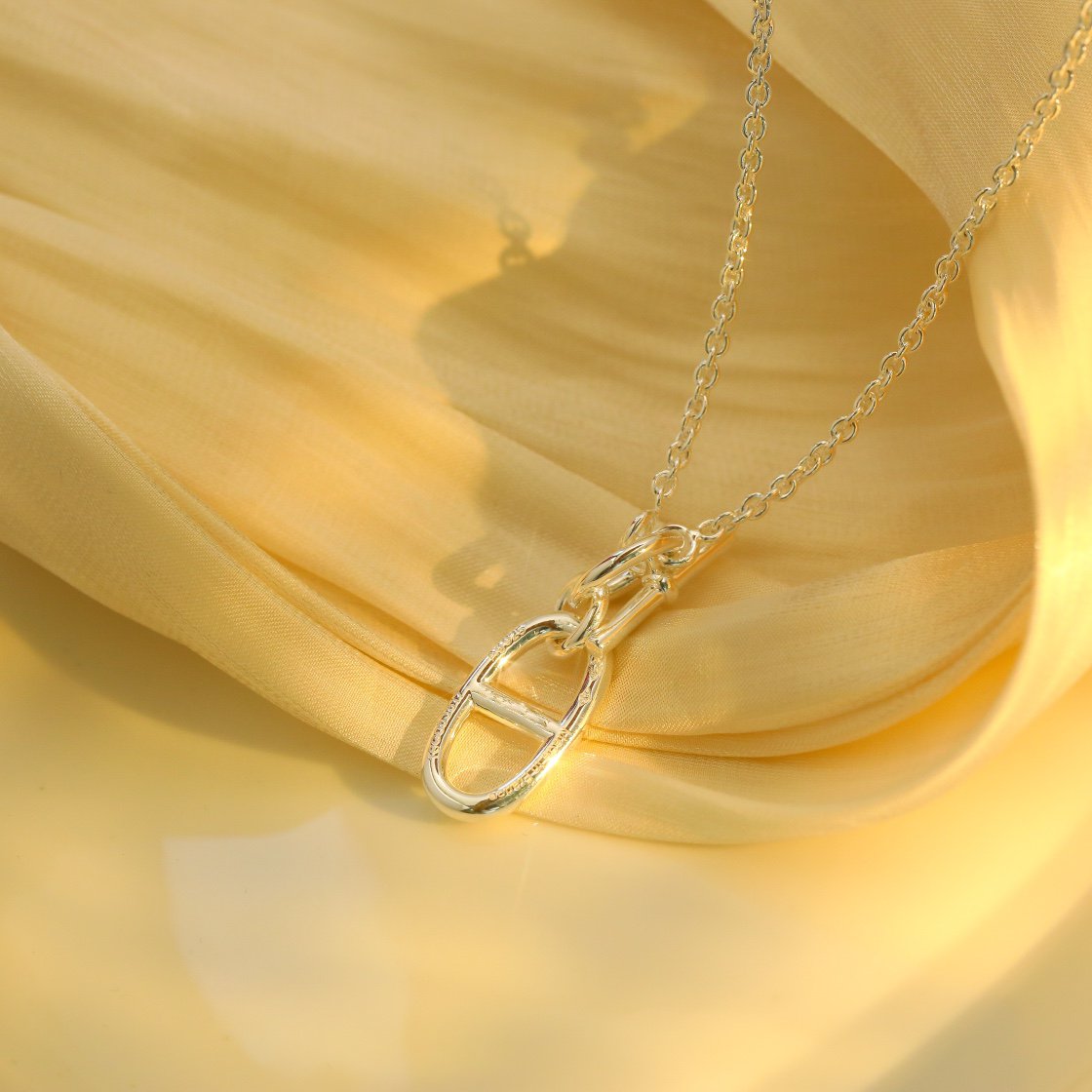 [⭐Shinejoy]HM CHAINE D'ANCRE PENDANT NECKLACE STERLING SILVER