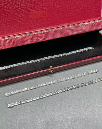 [⭐Shinejoy jewelrys]TENNIS BRACELET WITH FULL DIAMOND SETTING