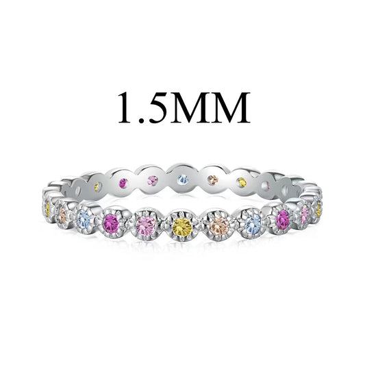 [Shinejoy Jewelry]Radiant Sparkling Round Cut Daily Ring