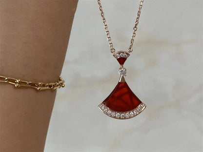 [⭐Shinejoy]DREAM NECKLACE CARNELIAN DIAMOND