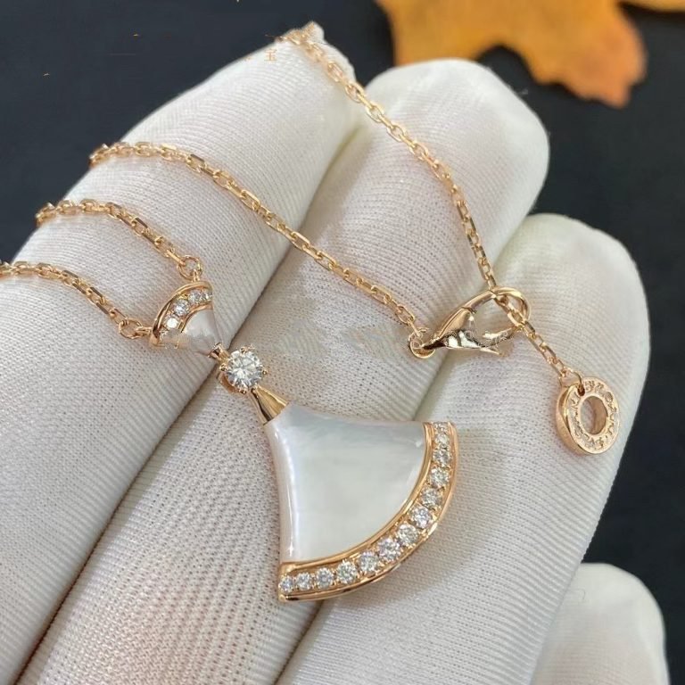 [⭐Shinejoy]DREAM NECKLACE MOP PINK GOLD DIAMOND