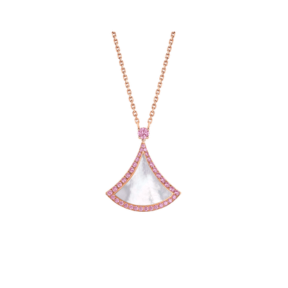 [⭐Shinejoy]DREAM NECKLACE MOP DIAMOND PINK