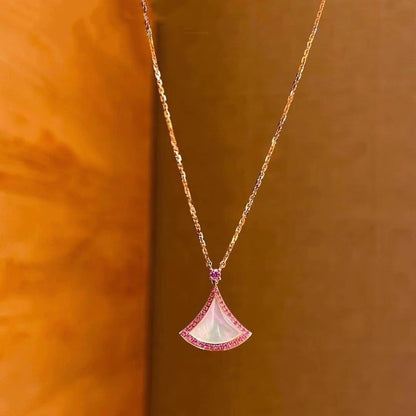 [⭐Shinejoy]DREAM NECKLACE MOP DIAMOND PINK