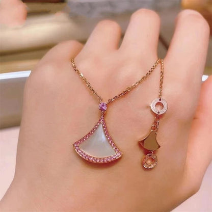 [⭐Shinejoy]DREAM NECKLACE MOP DIAMOND PINK