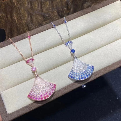 [⭐Shinejoy]DREAM NECKLACK DIAMOND PINK GOLD