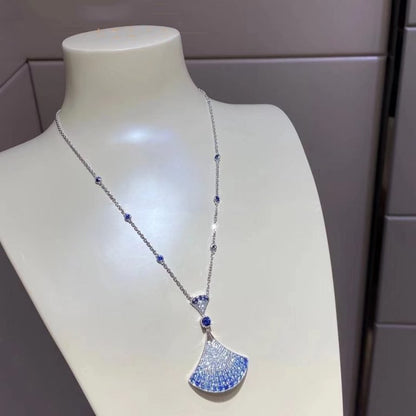 [⭐Shinejoy]DREAM NECKLACE AGATE SILVER DIAMOND