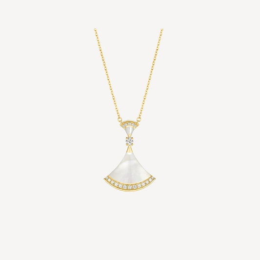 [⭐Shinejoy]DREAM NECKLACE MOP GOLD DIAMOND