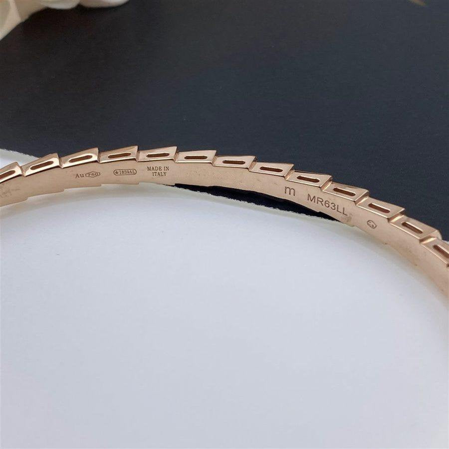 [⭐Shinejoy]SERPENTI BRACELET PINK GOLD MOP DIAMOND