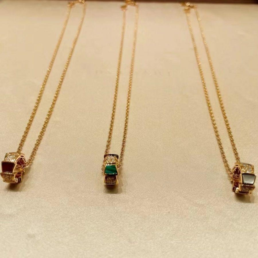 [⭐Shinejoy]SERPENTI PEDANT DIAMOND NECKLACE