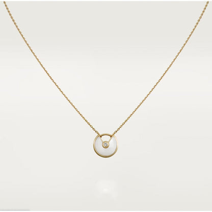 [⭐Shinejoy]AMULETTE ROSE GOLD MOP NECKLACE