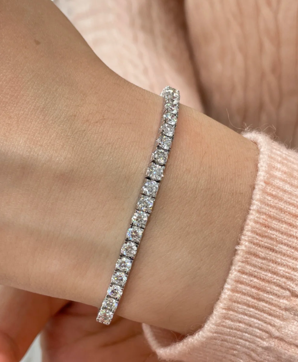 [⭐Shinejoy]  CLASSIC BASEBALL BRACELAT, 52 DIAMOND