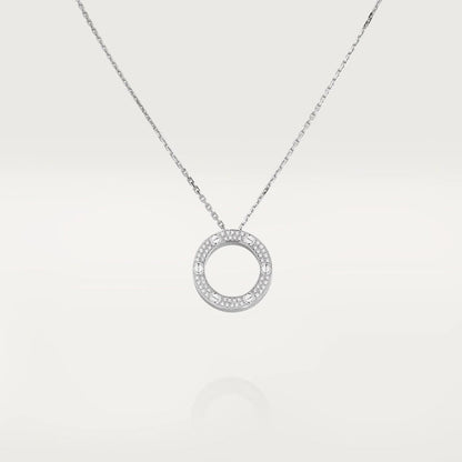 [⭐Shinejoy]LOVE NECKLACE ADJUSTABLE SILVER