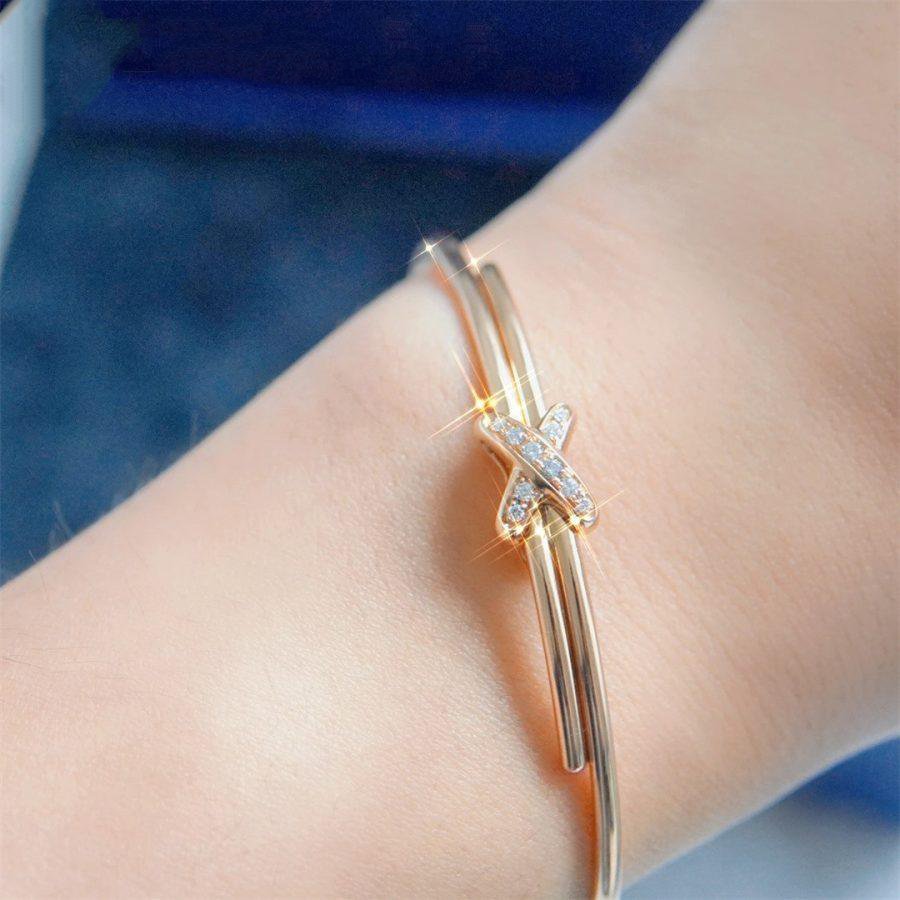 [⭐Shinejoy]JEUX DE BRACELET PINK GOLD DIAMONDS