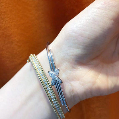 [⭐Shinejoy]JEUX DE BRACELET SILVER DIAMONDS