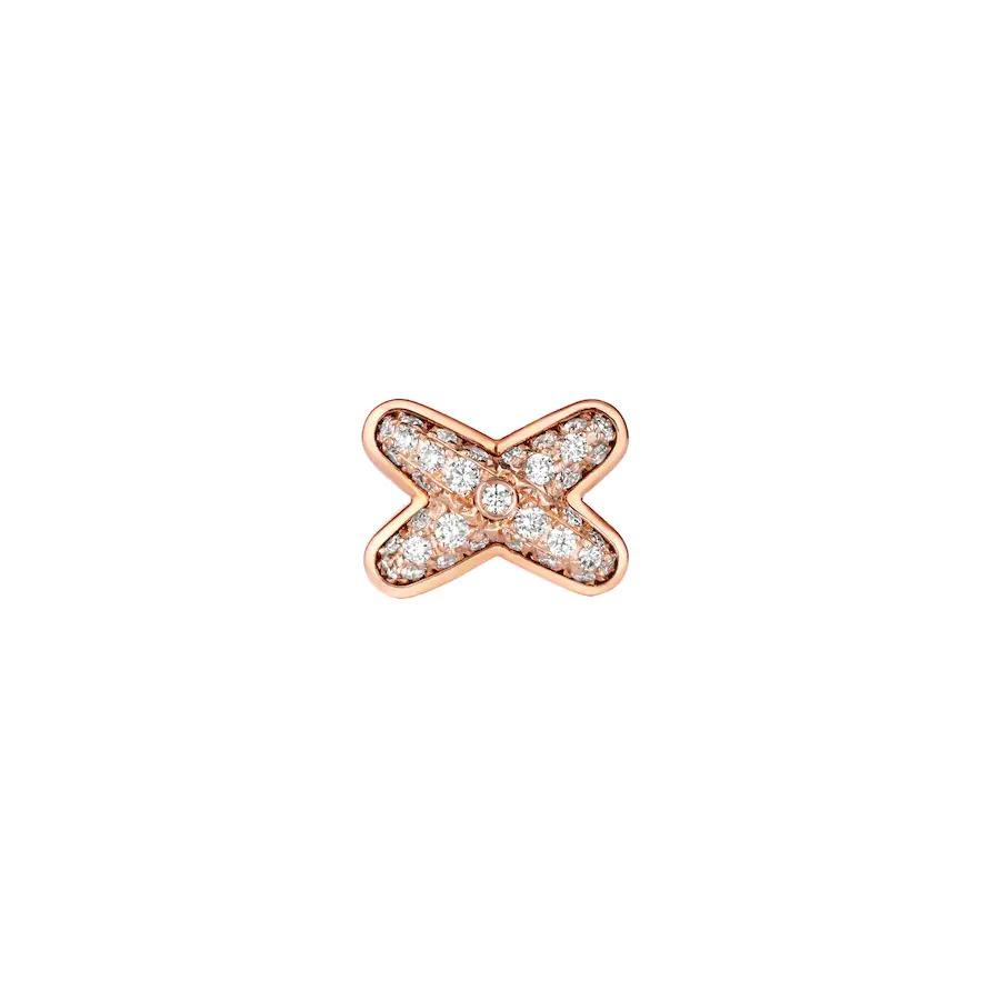 [⭐Shinejoy]JEUX DE PINK GOLD DIAMOND EARRINGS