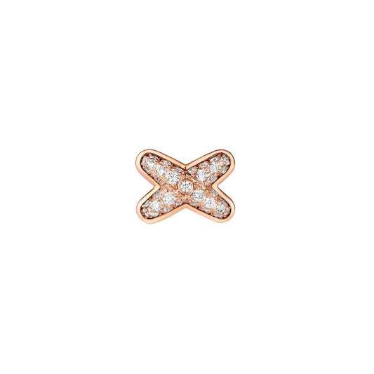 [⭐Shinejoy]JEUX DE PINK GOLD DIAMOND EARRINGS