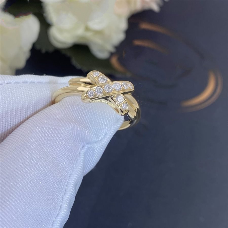 [⭐Shinejoy]JEUX DE GOLD DIAMOND RING