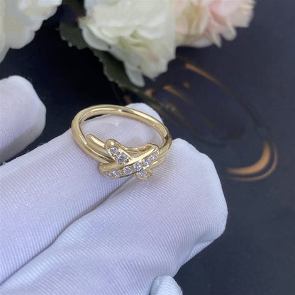 [⭐Shinejoy]JEUX DE GOLD DIAMOND RING