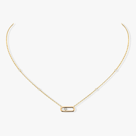 [⭐Shinejoy]MOVE UNO DIAMOND NECKLACE
