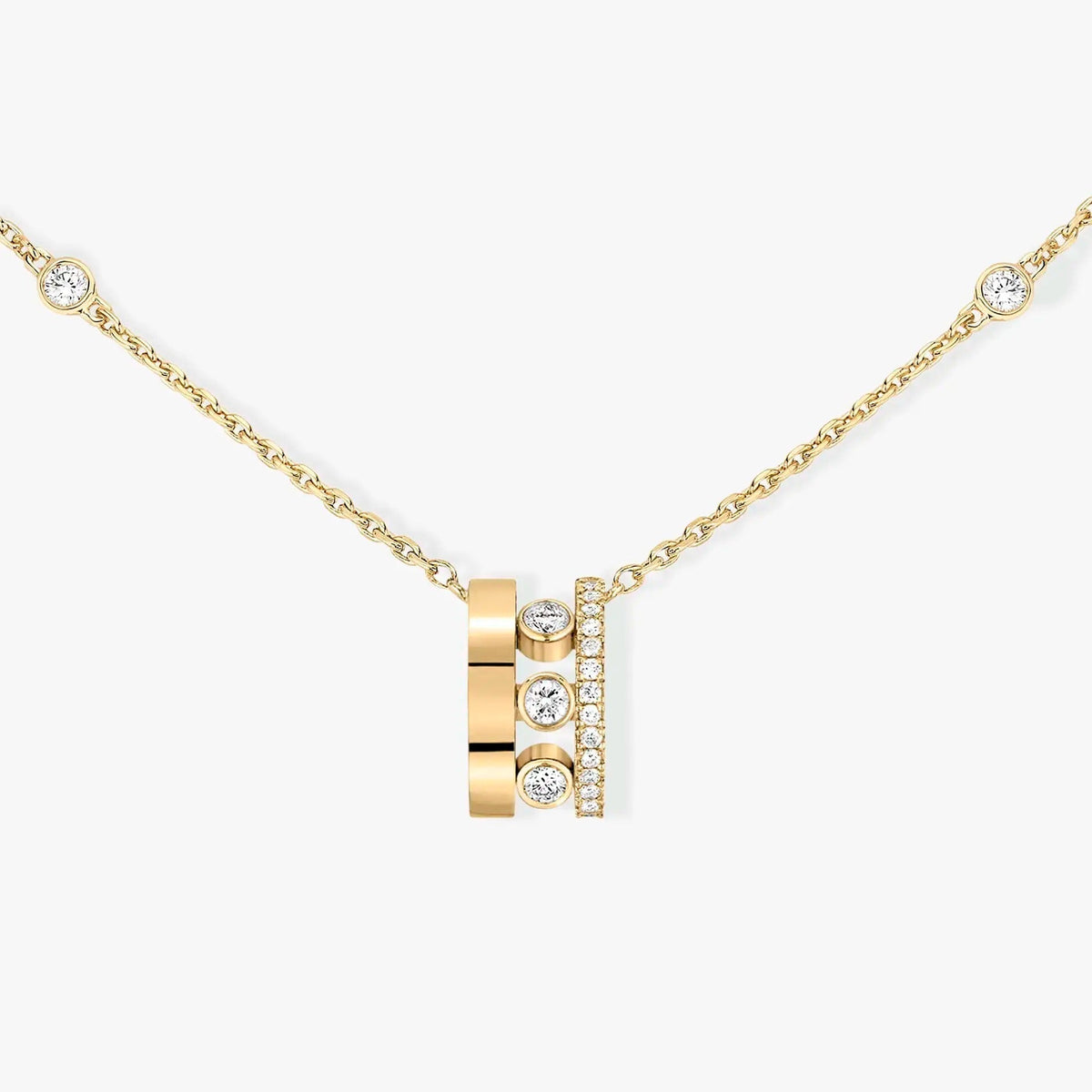 [⭐Shinejoy]CHAIN MOVE ROMANE PEDAND NECKLACE