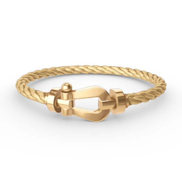 [⭐Shinejoy]FORCE LARGE HORSESHOE NO DIAMOND BRACELET GOLD