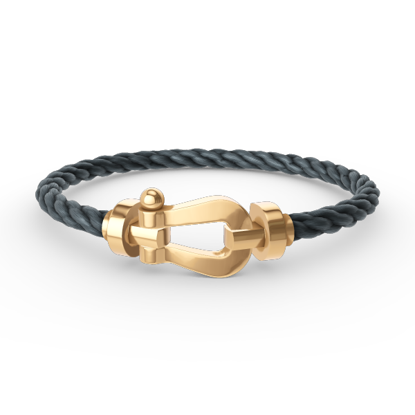 [⭐Shinejoy]FORCE LARGE HORSESHOE NO DIAMOND BRACELET GOLD