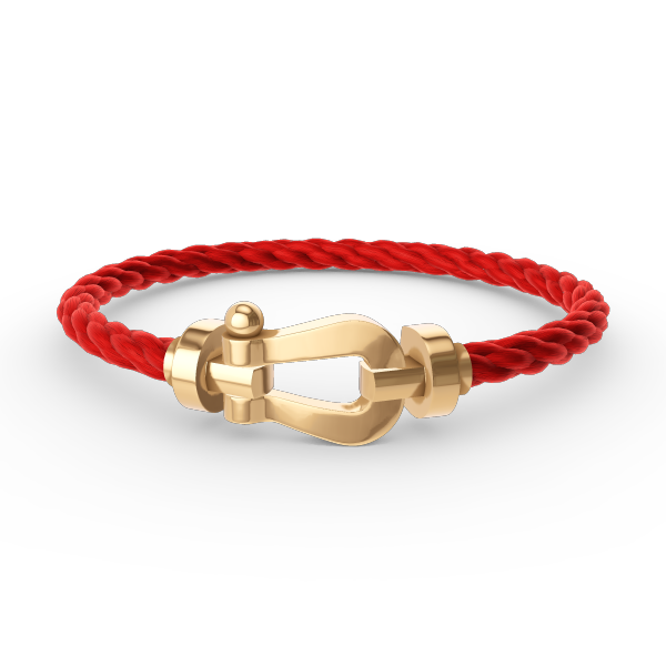 [⭐Shinejoy]FORCE LARGE HORSESHOE NO DIAMOND BRACELET GOLD