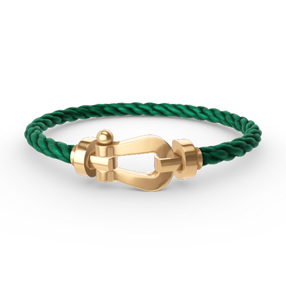 [⭐Shinejoy]FORCE LARGE HORSESHOE NO DIAMOND BRACELET GOLD